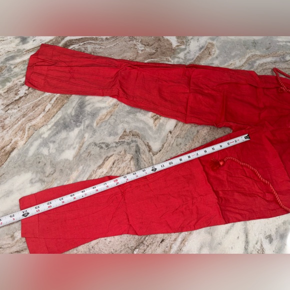 Free People Linen blend Crop Top & Pants Set small - Picture 7 of 16